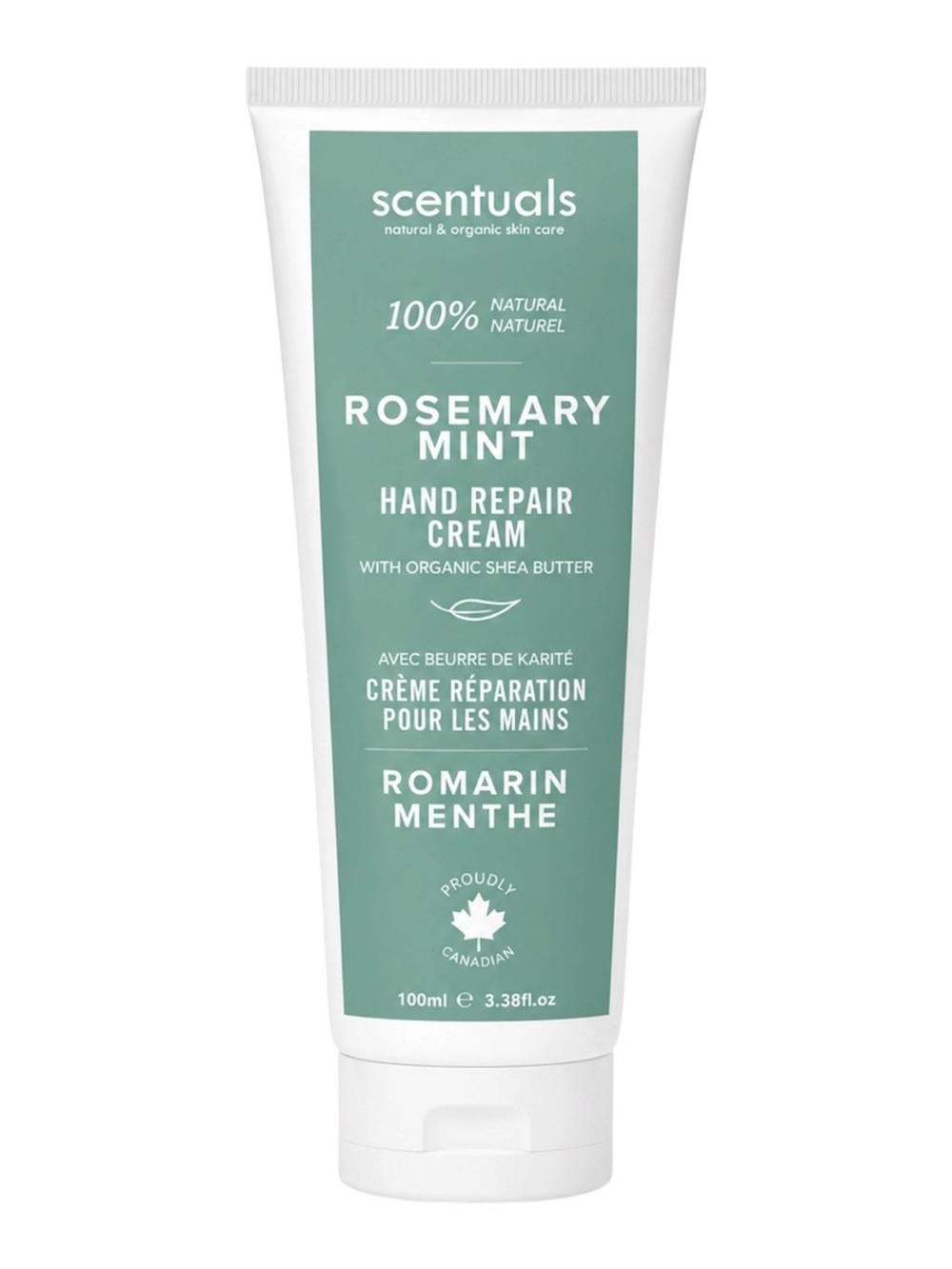 SCENTUALS ROSEMARY MINT HAND REPAIR CREAM 100ML - NEW/SEALED